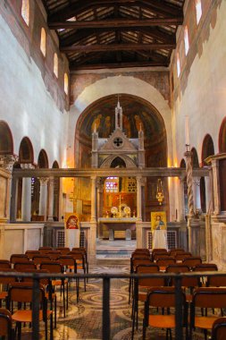 iç santa Maria Cosmedin'deki, Roma, İtalya