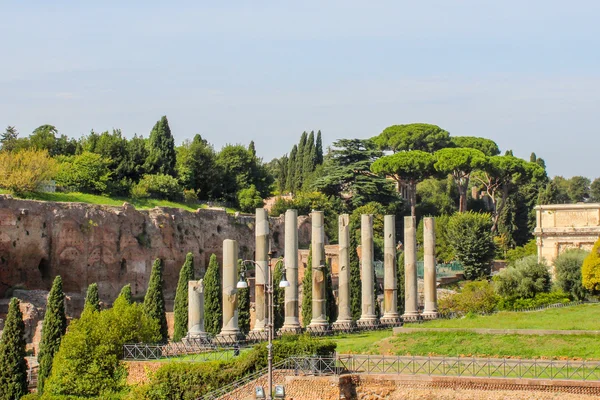 Ruinen auf dem Forum in Rom, Italien — Stockfoto