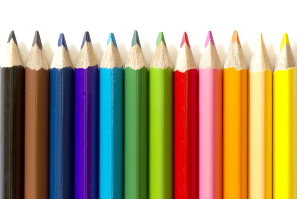 The background of colored pencils — Stock Photo, Image