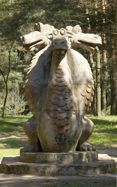 Uma escultura de um dragão — Fotografia de Stock