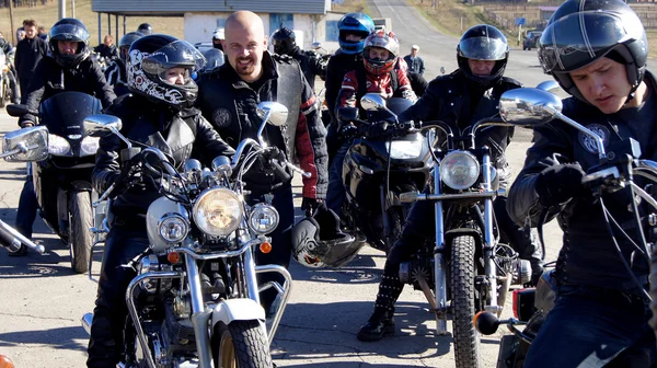 Motociclista — Foto Stock