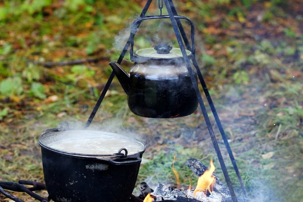 A boiling kettle. — Stock Photo, Image