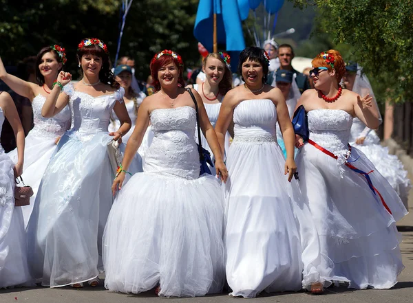 Die Parade der Bräute — Stockfoto