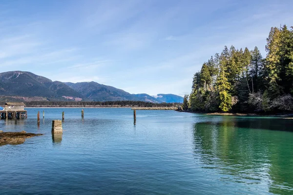 Pohled Vodu Hory Port Renfrew Britská Kolumbie Kanada — Stock fotografie