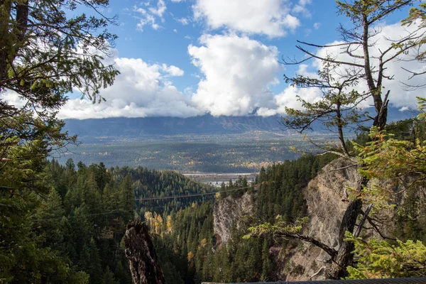 Golden Skybridge Golden British Columbia Ist Kanadas Höchste Hängebrücke — Stockfoto