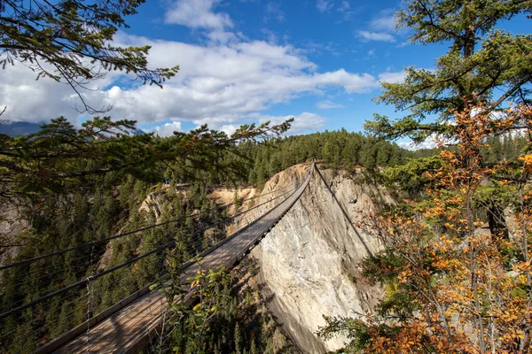 Golden Skybridge Golden Columbia Británica Puente Colgante Más Alto Canadá — Foto de Stock