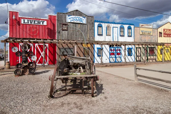 Seligman Arizona United States March 2022 Replica Old West Town — Stock Photo, Image