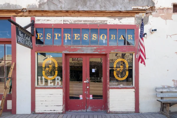 Tombstone Arizona United States April 2022 Exterior Old West Espresso — Stockfoto
