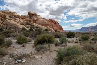 desert view at Red Rock Canyon National Conservation Area in Las Vegas, Nevada