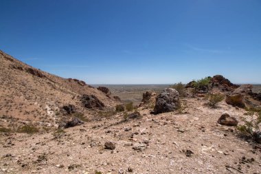 desert landscape view from Picacho Peak in Las Cruces New Mexico