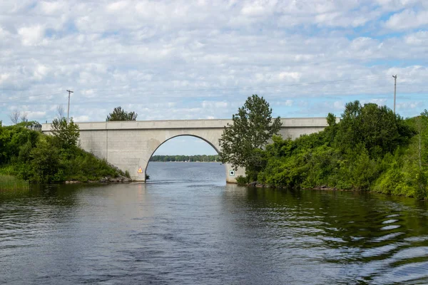 Canal Lake Bridge is the oldest concrete arch bridge know to remain in Canada. With a 1905 construction datecast into the center of the arch.