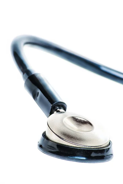 Stetoskop bell närbild isolerad på vit — Stockfoto