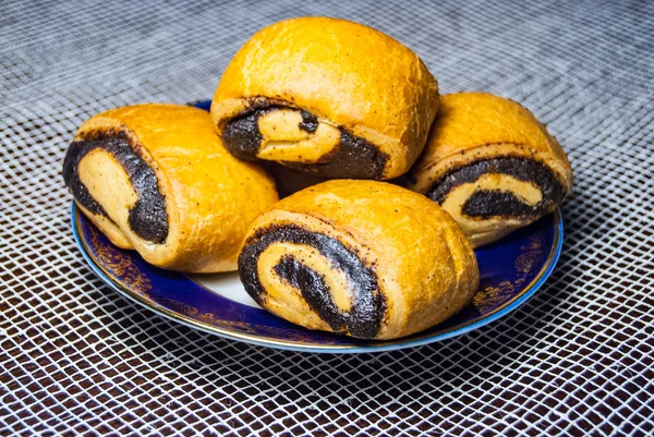 Poppy rolls — Stok fotoğraf