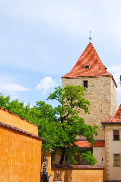 Medieval tower in Prague — Stock Photo, Image