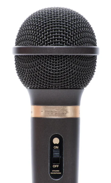 Micrófono sobre fondo blanco — Foto de Stock