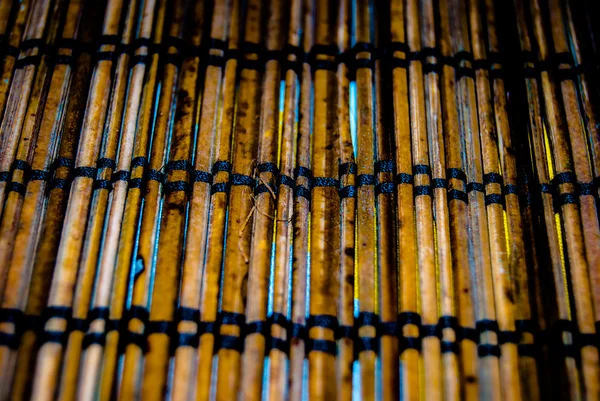 Wooden mat, macro — Stock Photo, Image