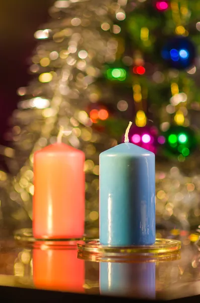 Christmas candles — Stock Photo, Image