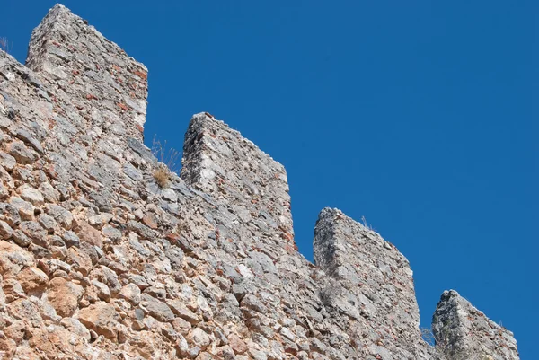 Battlement pietra medievale — Foto Stock