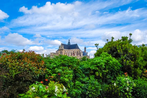 Церковь Эглиз Сент-Эусташ, Париж, Франция — стоковое фото