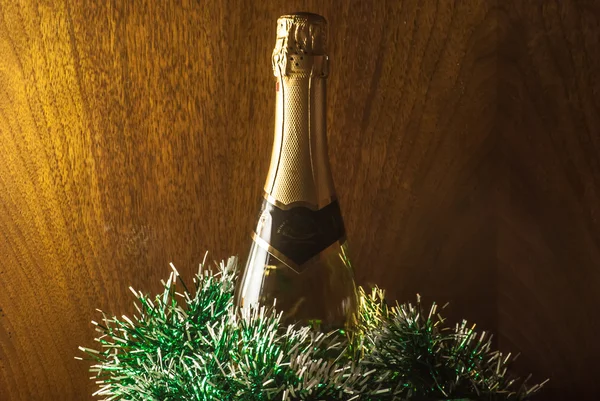 Bottiglia di champagne — Foto Stock