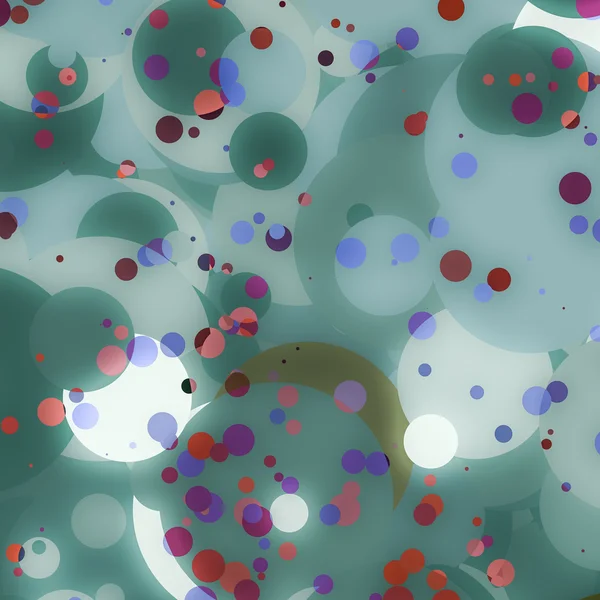 2D kleurrijke bubbels — Stockfoto