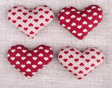 ahşap üzerine kalp