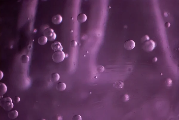 Burbujas en hielo congelado del río — Foto de Stock