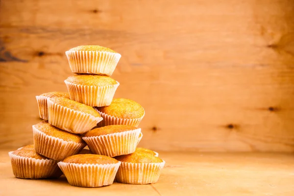 Muffins in vase — Stock Photo, Image