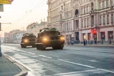 Moskova zafer geçit töreni provası