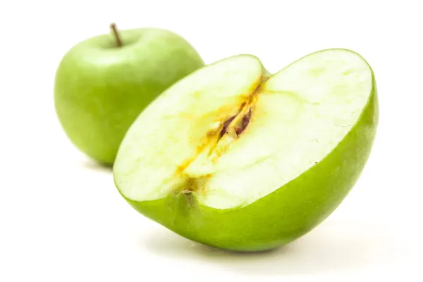 Grüner Apfel — Stockfoto