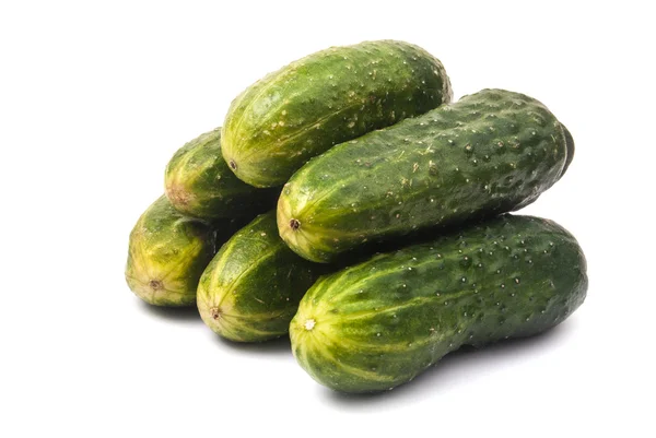 Cucumbers isolated on white — Stock Photo, Image