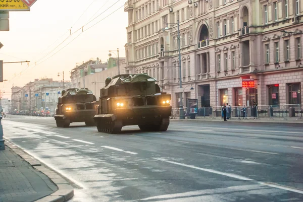 Ensaio do desfile da vitória de Moscou — Fotografia de Stock