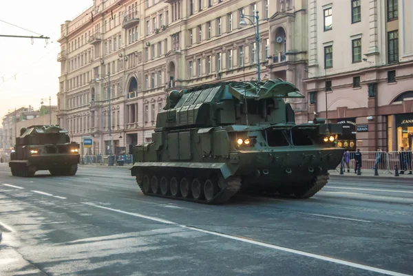 Moscow Victory Parade Rehearsal — Stock Photo, Image