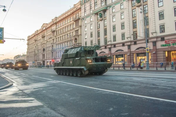 Moscow Victory Parade Rehearsal — Stock Photo, Image