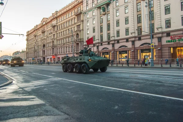 Moscow Victory Parade Rehearsal — Stock Photo, Image