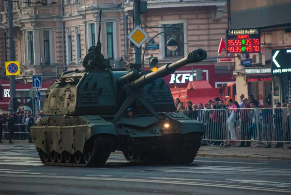 Ensayo del desfile de la victoria de Moscú —  Fotos de Stock