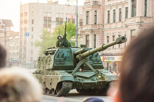 Ensaio do desfile da vitória de Moscou — Fotografia de Stock