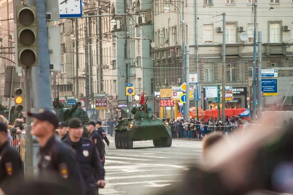 Репетиция парада победы в Москве — стоковое фото
