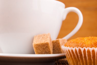 ahşap yüzey üzerinde beyaz Çin fincan Espresso kahve 