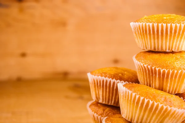 Muffins in vase — Stock Photo, Image