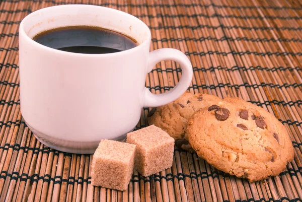 Taza blanca de café — Foto de Stock