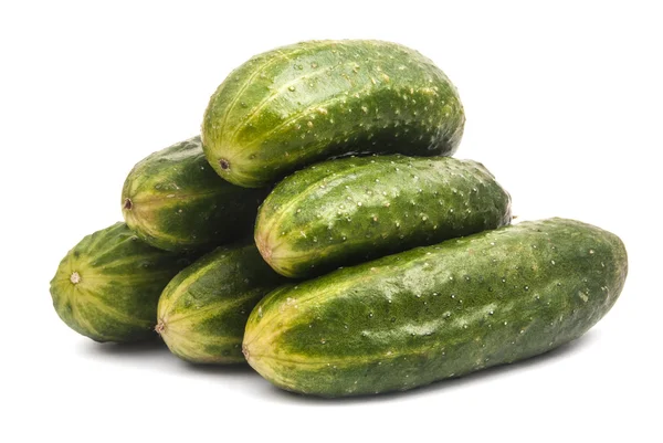 Cucumbers isolated on white — Stock Photo, Image