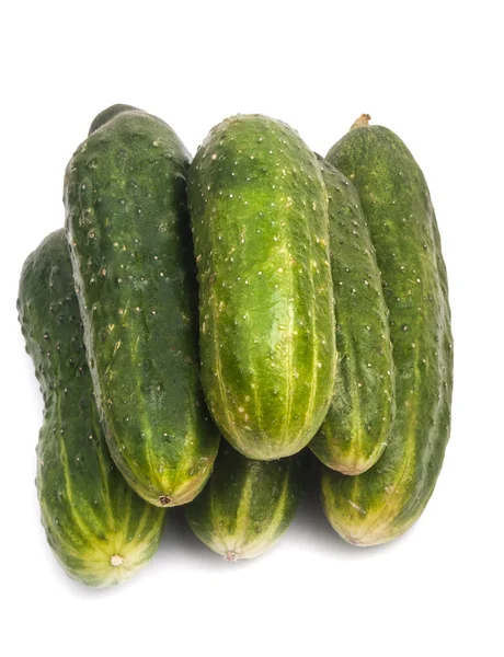 Cucumbers isolated on white — Stock Photo, Image