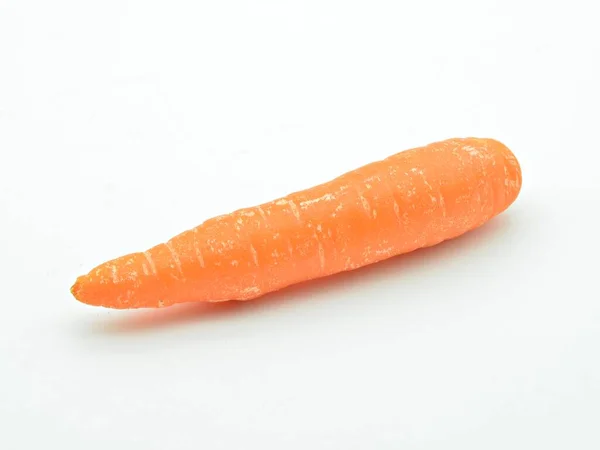 Група Моркви Ізольована Білому Фоні — стокове фото
