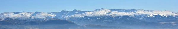 Sierra Nevada Nın Panoramik Manzarası Granada Spanya — Stok fotoğraf