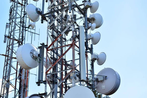 Detalle Una Torre Telecomunicaciones —  Fotos de Stock