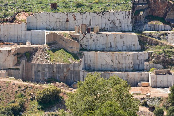 Marble quarry in Sierra Elvira, Granada