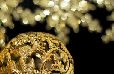 Altın christmas dekorasyon