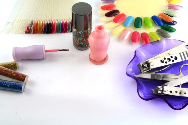 Strumenti di una serie di manicure — Foto Stock