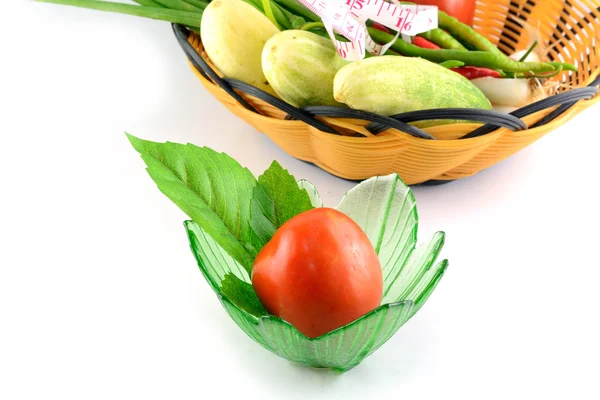 Tomatoes and vegetables. — Stock Photo, Image